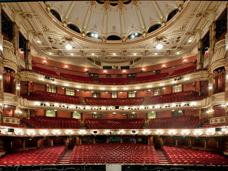 View of London Coliseum from the stage